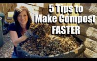 Making garden compost faster